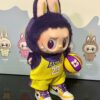 POP MART Labubu Clothes Basketball Outfit for Labubu Figures - Retro Basketball Clothes Set (Doll Not Included)
